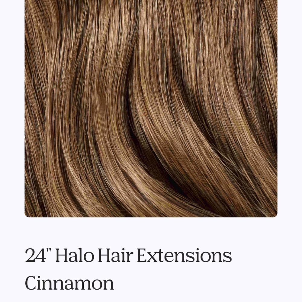 Zala Cinnamon Halo Hair Extensions